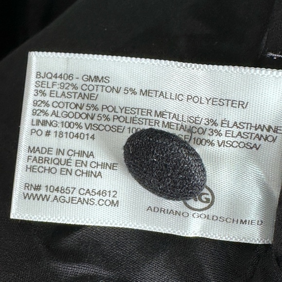 AG Adriano Goldschmied Women's Keats Tailored Blazer size XS NWT - Picture 14 of 15